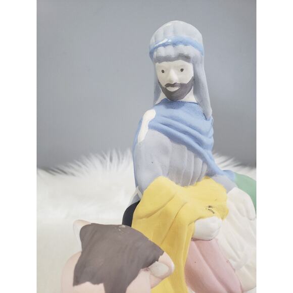 LARGE 3 Atlantic Mold Wise Man Standing Camel Wiseman Christmas Nativity Lot Set - Picture 4 of 10